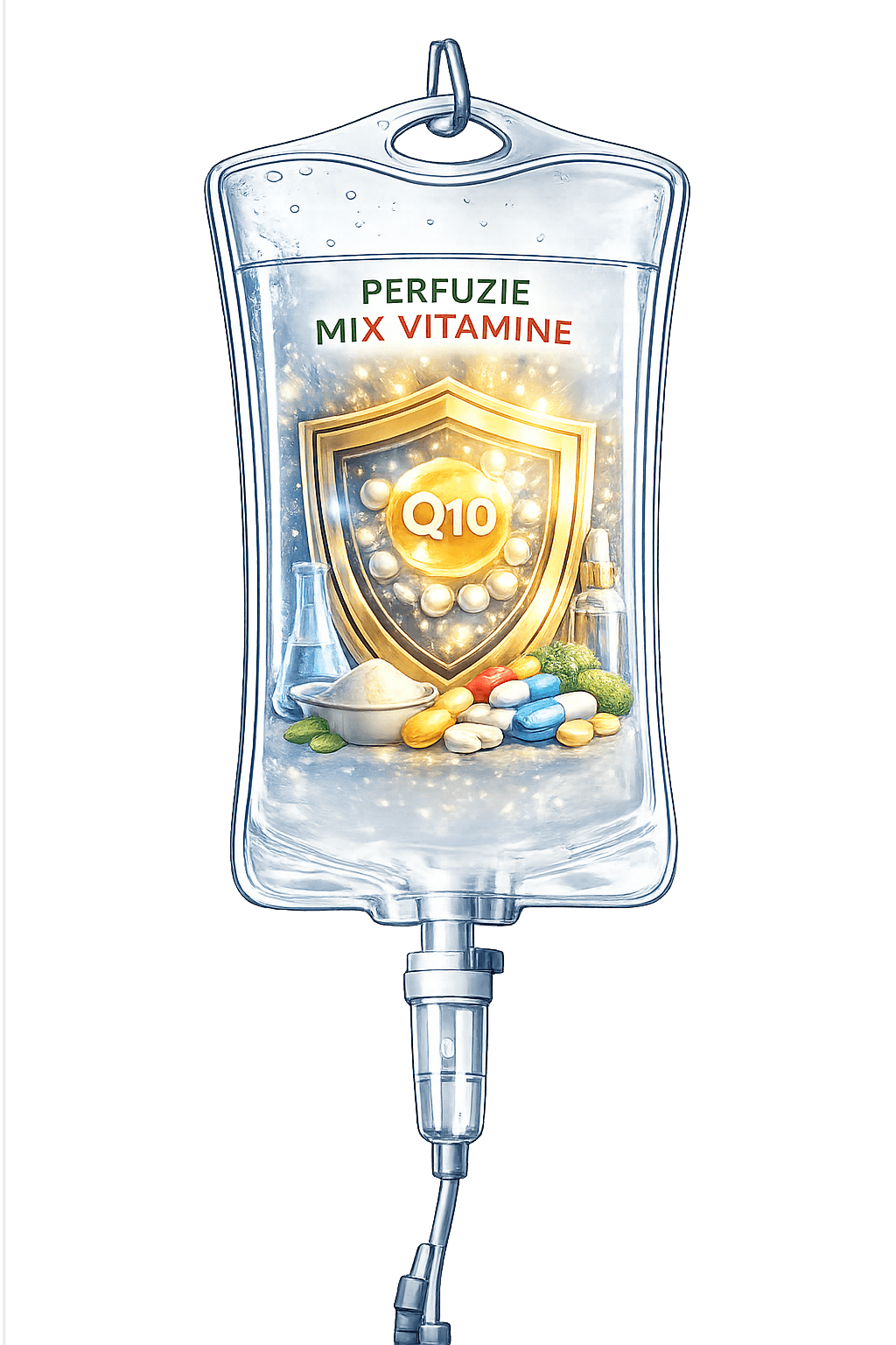 Mix complet vitamine și minerale perfuzie la domiciliu Iași