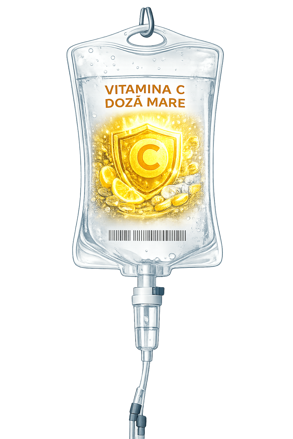 Perfuzie vitamina C doza mare